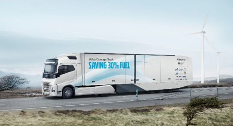 Volvo Trucks’ın Yeni Konsept Çekicisi,  Yüzde 30’dan Fazla Yakıt Tasarrufu Sunuyor