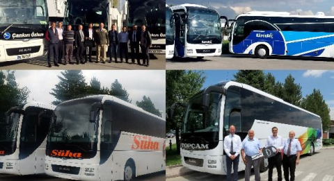 MAN’dan Otobüs Teslimat Yağmuru