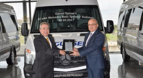 GÜR-SEL Turizm Filosunu 50 adet Mercedes-Benz Sprinter ile Güçlendirdi