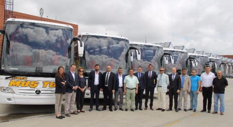 Hassoy'dan Lider Muş Tur’un filosuna 6 adet Tourismo 16 RHD 2+1