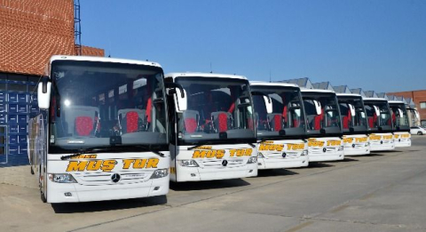 Mercedes-Benz Türk’ten Lider Muş Tur’un filosuna 7 adet daha Tourismo kattı.