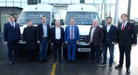 Mercedes-Benz Türk Yılın İlk Filo Teslimatını Ofses Turizm’e 20 Adet Sprinter ile Gerçekleştirdi