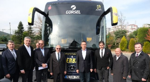Gürsel Turizm’den Fenerbahçe Spor Kulübü’ne  Özel Tasarım Mercedes-Benz Tourismo