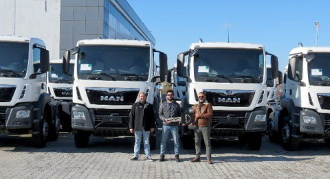 Ekpet İnşaat 12 Adet MAN Kamyon Daha Aldı