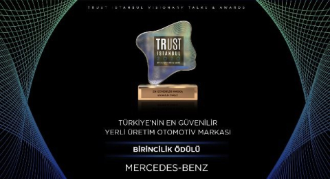 Mercedes-Benz Türk, Türkiye’nin En Güvenilir Yerli Üretim Otomotiv Markası Ödülünü Kazandı
