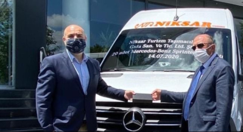 Mercedes-Benz Hafif Ticari Araçlar’dan, Niksar Turizm’e 20 Adet Sprinter Teslimatı