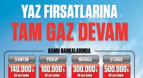 Anadolu Isuzu’dan Temmuz Ayı Boyunca Cazip Faiz Ve Ödeme Olanağı