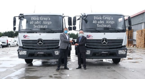 Dilek Grup’a 40 adet Mercedes-Benz Atego teslim edildi