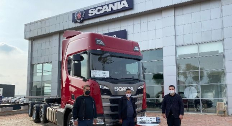 Scania’dan Kırkayak Teslimatı