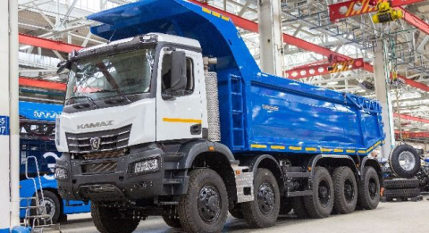 Allison Tam Otomatik Şanzıman Donanımlı Yeni KamAZ Yük Kamyonu