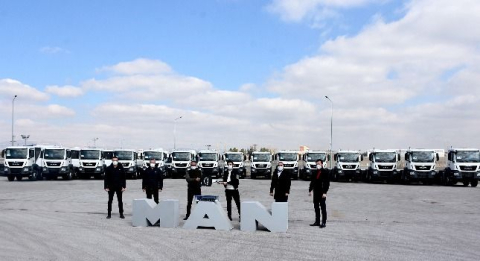Ekpet İnşaat, Yeni Araç Yatırımı Kapsamında  Filosunu 20 Adet MAN Kamyon İle Güçlendirdi