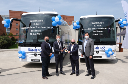 Kamil Koç, 10 adet 2021 model Mercedes-Benz Tourismo 16 2+1’i araç filosuna kattı