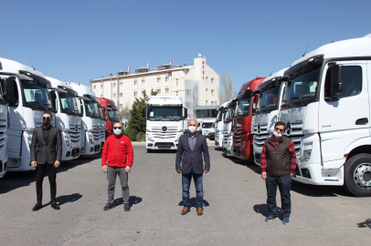 Aslantürk Lojistik, 10 Adet Mercedes-Benz Actros 1848 LS Siparişinin İlk 5 Aracını Teslim Aldı