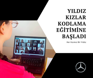 Mercedes-Benz’den Yıldız Kızlara Çevirim İçi Bilişim Teknolojileri ve Kodlama Eğitimleri