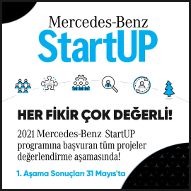 Mercedes-Benz Startup 2021 Başvuruları Tamamlandı