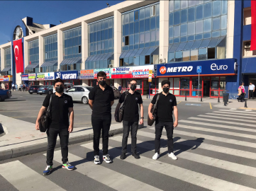 Mercedes-Benz Türk, İstanbul Ve Ankara Otogarlarında Yolcu Ve Firmaları Antiviral Ürünleri Hakkında Bilgilendirdi