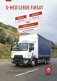 Renault Trucks, D-Med Kamyonunun Gücü Ve Konforu İle Türkiye Turunda