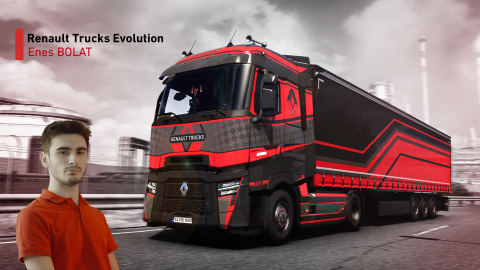 Renault Trucks’ın Ets 2 Oyunundaki Uluslararası Tasarım Yarışmasını Bir Türk Genci Kazandı!