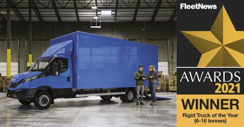 7 Tonluk IVECO Daily, Fleet News Awards 2021’de Yılın Kamyonu Ödülünü Aldı
