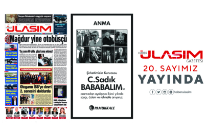 Haber Ulaşım Gazetesi 13 Eylül 2021 20. Sayımız Yayında