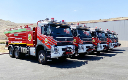 Orman Genel Müdürlüğü, Filosunu 5 Adet Volvo FMX 6x6 Kamyonlarla Güçlendirdi