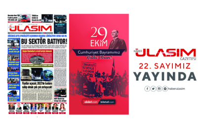 Haber Ulaşım Gazetesi 29 Ekim 2021 22. Sayımız Yayında