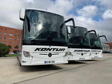 Kontur Turizm, 3 Adet Mercedes-Benz Tourismo Siparişini Teslim Aldı