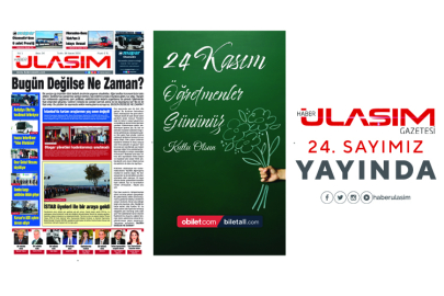 Haber Ulaşım Gazetesi 24. Sayımız Yayında
