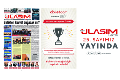 Haber Ulaşım Gazetesi 25. Sayımız Yayında