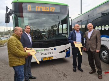 Anadolu Isuzu’dan İsrail Pazarına 48 Adet Otobüs ve Midibüs Teslimatı