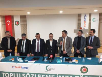 Öz Taşıma İş Sendikası ile Port Kargo Arasında İmza Töreni Gerçekleştirildi