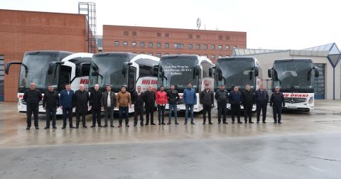 Yeşil Muş Ovası Turizm, Mercedes-Benz Türk’ten 5 adet 2022 model Travego teslim aldı