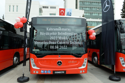 Mercedes-Benz Türk, Kahramanmaraş Büyükşehir Belediyesi’ne 5 adet Mercedes-Benz Conecto Solo Dizel’i teslim etti
