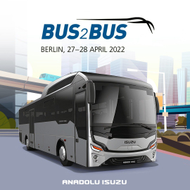 Anadolu Isuzu Berlin Bus2Bus 2022 fuarına katılıyor