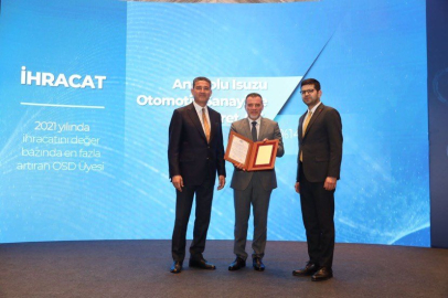 Anadolu Isuzu ihracattaki başarısı ile OSD’den ödül aldı