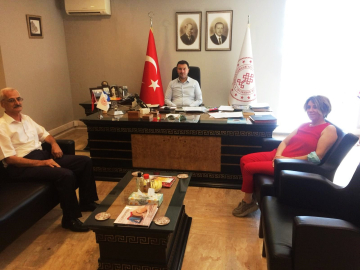 Antalya Turizm Şoförleri Derneği, İl Kültür ve Turizm Müdürlüğü'nü ziyaret etti