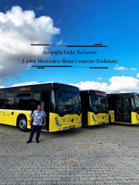 Mercedes-Benz Türk, Ateşoğlu Gıda Turizm’e 3 adet 2022 model Conecto Solo teslim etti