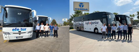Temsa’dan Efe Tur ile Niğde Aydoğanlar’a Araç Teslimatları