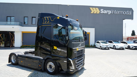 Sarp Intermodal'a Yüzde Yüz Elektrikli Tır