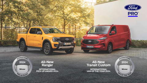 Ford Otosan’ın Yeniköy Fabrikasında Üretilen Transit Custom, “2024 Uluslararası Yılın Ticari Aracı” Seçildi