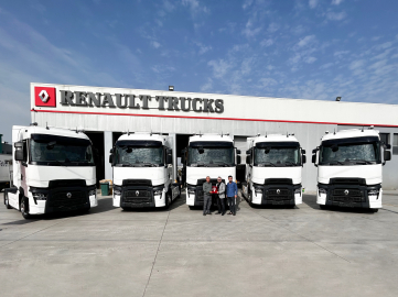 Özaşkın Trans Yeni Renault Trucks Çekicileri ile Düşük Yakıt Tüketimi Sağlıyor