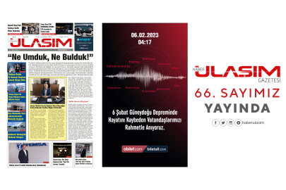 Haber Ulaşım Gazetesi 66. Sayımız Yayında
