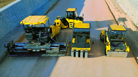 Bomag, Yafa İnşaat’a 6 Yeni Yol Makinesi Teslim Etti