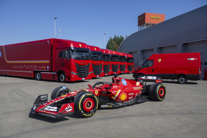 IVECO, Scuderia Ferrari HP'ye 16 Adet Ağır ve Hafif Ticari Araç Teslim Etti.