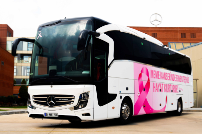 Mercedes-Benz Travego Meme Kanseriyle Mücadelede Farkındalık Yaratacak Yeni Bir Yolculuğa Başladı!