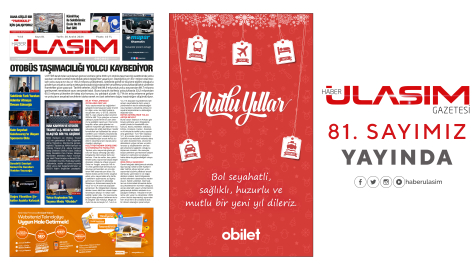 Haber Ulaşım Gazetesi 81. Sayımız Yayında