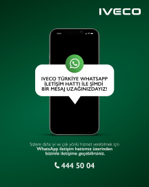 Iveco Whatsapp İletişim Hattı İLE Artık Müşterisine Bir Mesaj Uzaklıkta