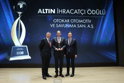 Otokar’a Altın İhracatçı Ödülü