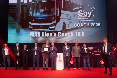 MAN Lion’s Coach E,  “2026 Yılının Sürdürülebilir Otobüsü” Seçildi