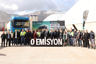 Mercedes-Benz Türk, İlk Mercedes-Benz eActros 600 Teslimatını Medcem Çimento’ya Gerçekleştirdi